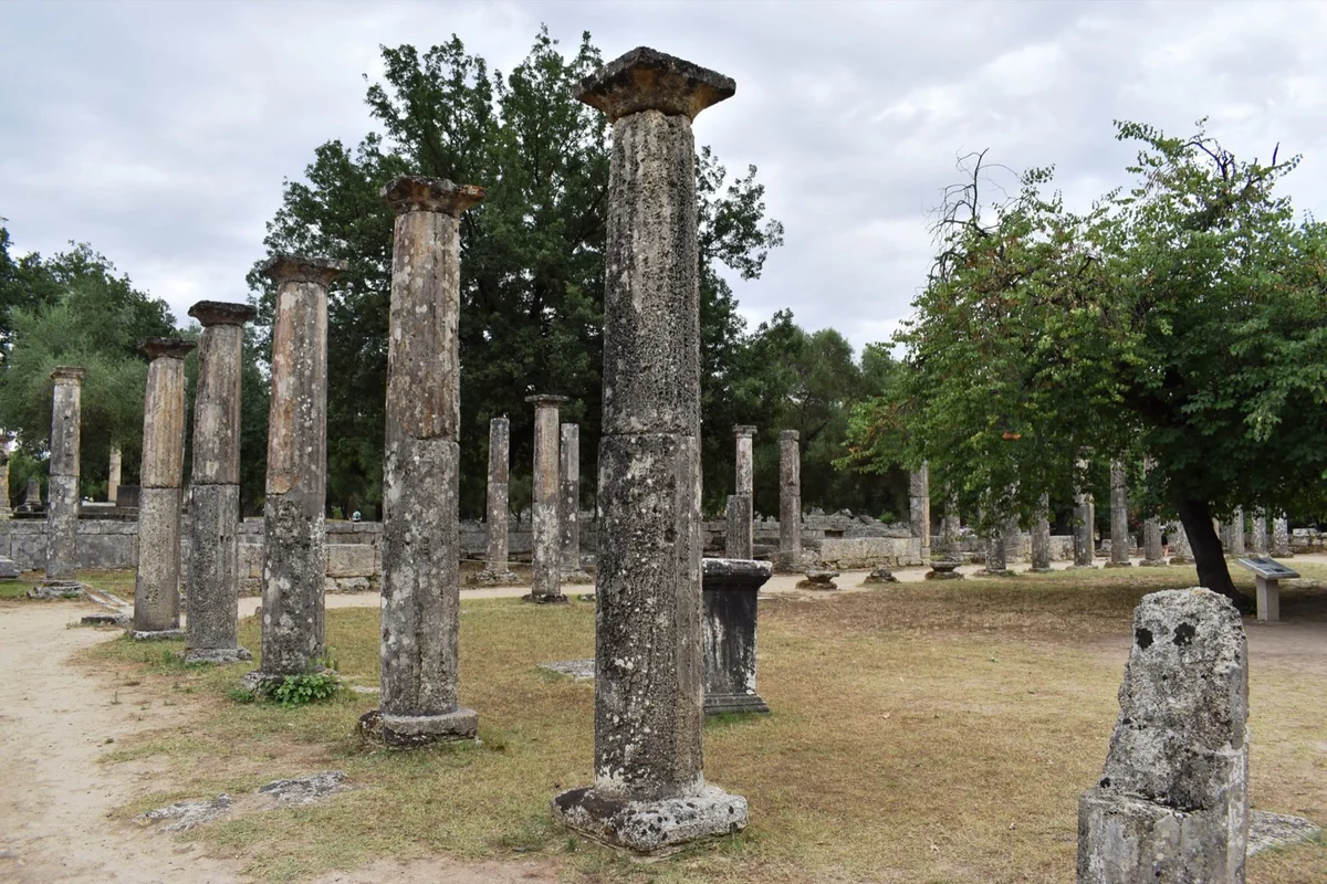 The palaestra at Olympia