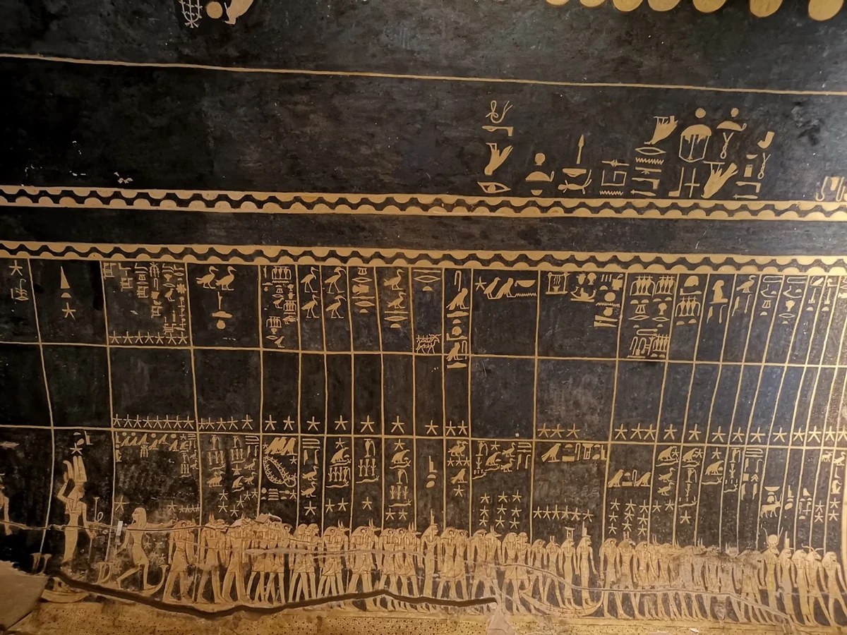 The astronomical ceiling in the tomb of Seti I